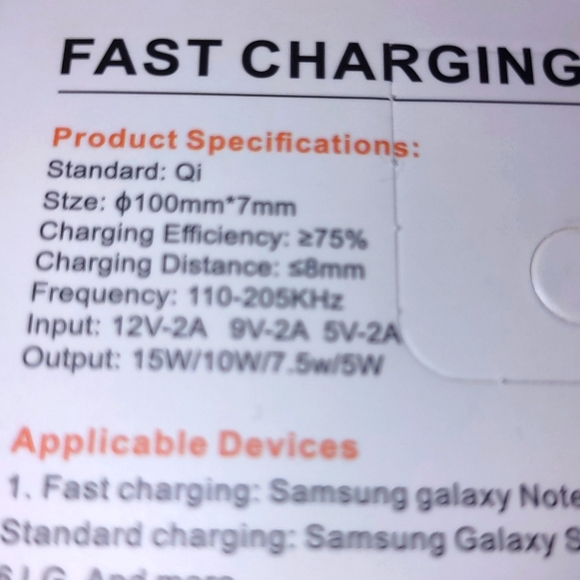 Qi wire free fast charger - Picture 1 of 3